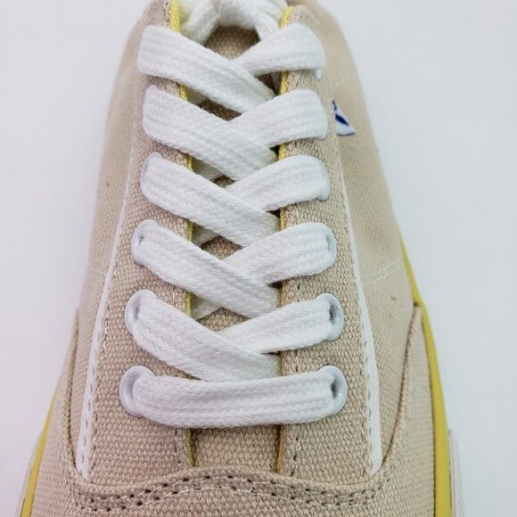 Hurley Delano Womens Size 8 Natural Canvas Bloom Slip On Casual Low Sneaker Shoe - Picture 9 of 12